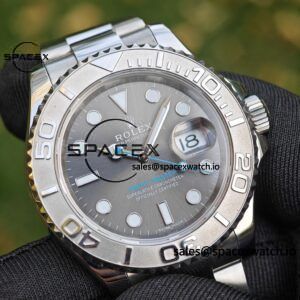Rolex Yacht Master Series Grey Dial 116622 Customized Improved Original Factory Dial Outer Ring Mirror pointer Calendar Crown 6-piece Set, Dandong 3155 Movement - Image 11