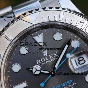 Rolex Yacht Master Series Grey Dial 116622 Customized Improved Original Factory Dial Outer Ring Mirror pointer Calendar Crown 6-piece Set, Dandong 3155 Movement - Image 17