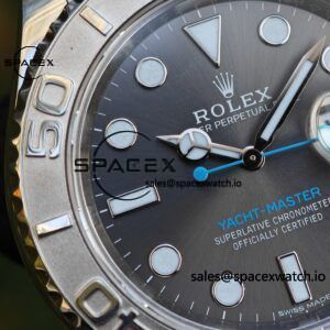 Rolex Yacht Master Series Grey Dial 116622 Customized Improved Original Factory Dial Outer Ring Mirror pointer Calendar Crown 6-piece Set, Dandong 3155 Movement - Image 18
