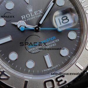 Rolex Yacht Master Series Grey Dial 116622 Customized Improved Original Factory Dial Outer Ring Mirror pointer Calendar Crown 6-piece Set, Dandong 3155 Movement - Image 19