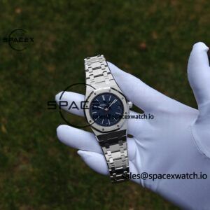 AP Royal Oak 39mm 15202 blue dial, original data 1:1 customized case strap, replacing imported substitute dial, customized best alternative pointer and calendar, equipped with original K2121 movement 22K gold tourbillon - Image 6