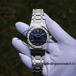 AP Royal Oak 39mm 15202 blue dial, original data 1:1 customized case strap, replacing imported substitute dial, customized best alternative pointer and calendar, equipped with original K2121 movement 22K gold tourbillon - Image 8