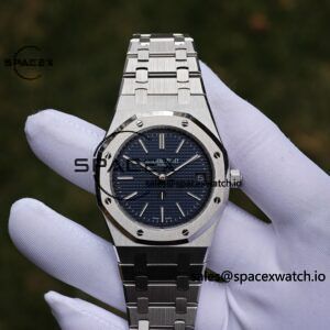 AP Royal Oak 39mm 15202 blue dial, original data 1:1 customized case strap, replacing imported substitute dial, customized best alternative pointer and calendar, equipped with original K2121 movement 22K gold tourbillon - Image 11