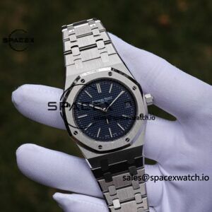 AP Royal Oak 39mm 15202 blue dial, original data 1:1 customized case strap, replacing imported substitute dial, customized best alternative pointer and calendar, equipped with original K2121 movement 22K gold tourbillon - Image 12