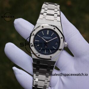 AP Royal Oak 39mm 15202 blue dial, original data 1:1 customized case strap, replacing imported substitute dial, customized best alternative pointer and calendar, equipped with original K2121 movement 22K gold tourbillon - Image 13