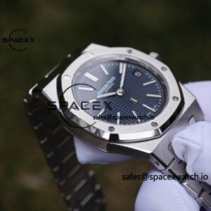AP Royal Oak 39mm 15202 blue dial, original data 1:1 customized case strap, replacing imported substitute dial, customized best alternative pointer and calendar, equipped with original K2121 movement 22K gold tourbillon - Image 22