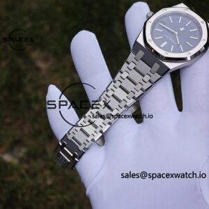 AP Royal Oak 39mm 15202 blue dial, original data 1:1 customized case strap, replacing imported substitute dial, customized best alternative pointer and calendar, equipped with original K2121 movement 22K gold tourbillon - Image 36