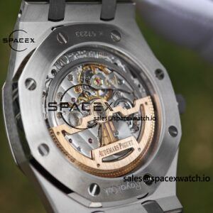 AP Royal Oak 39mm 15202 blue dial, original data 1:1 customized case strap, replacing imported substitute dial, customized best alternative pointer and calendar, equipped with original K2121 movement 22K gold tourbillon - Image 32