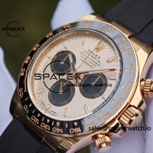 Rolex Daytona 126515 Customized 1:1 Best Alternative Dial, Best Alternative Pointer, Alternative Ceramic bezel, 18K Gold Plated Whole Watch - Image 17