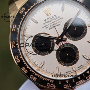 Rolex Daytona 126515 Customized 1:1 Best Alternative Dial, Best Alternative Pointer, Alternative Ceramic bezel, 18K Gold Plated Whole Watch - Image 20