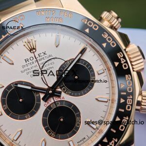 Rolex Daytona 126515 Customized 1:1 Best Alternative Dial, Best Alternative Pointer, Alternative Ceramic bezel, 18K Gold Plated Whole Watch - Image 22