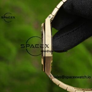 AP Royal Oak 39mm 15202 blue dial, original data 1:1 customized 18K gold case strap, replacing imported substitute dial, customized best alternative pointer and calendar, equipped with original K2121 movement 22K gold tourbillon - Image 14