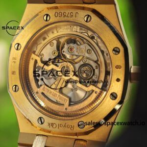 AP Royal Oak 39mm 15202 blue dial, original data 1:1 customized 18K gold case strap, replacing imported substitute dial, customized best alternative pointer and calendar, equipped with original K2121 movement 22K gold tourbillon - Image 17
