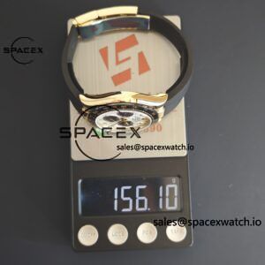 Daytona 116518 customized 1:1 best version meteorite dial, best substitute hands, CNC customized 18K pure gold case clasp, with Oysterflex strap, Dandong 4130 movement - Image 26