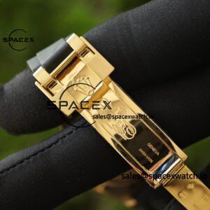 Daytona 116518 customized 1:1 best version meteorite dial, best substitute hands, CNC customized 18K pure gold case clasp, with Oysterflex strap, Dandong 4130 movement - Image 24