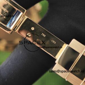 Daytona 116518 customized 1:1 best version meteorite dial, best substitute hands, CNC customized 18K pure gold case clasp, with Oysterflex strap, Dandong 4130 movement - Image 25
