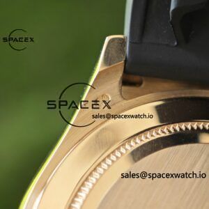 Daytona 116518 customized 1:1 best version meteorite dial, best substitute hands, CNC customized 18K pure gold case clasp, with Oysterflex strap, Dandong 4130 movement - Image 19