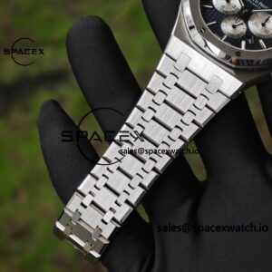 Customized AP Royal Oak 26240ST blue dial with original blue dial and date display, customized bright substitute hands, CNC 1:1 customized case strap and clasp, currently the best 4401 integrated movement - Image 15