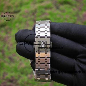 Customized AP Royal Oak 26240ST blue dial with original blue dial and date display, customized bright substitute hands, CNC 1:1 customized case strap and clasp, currently the best 4401 integrated movement - Image 17