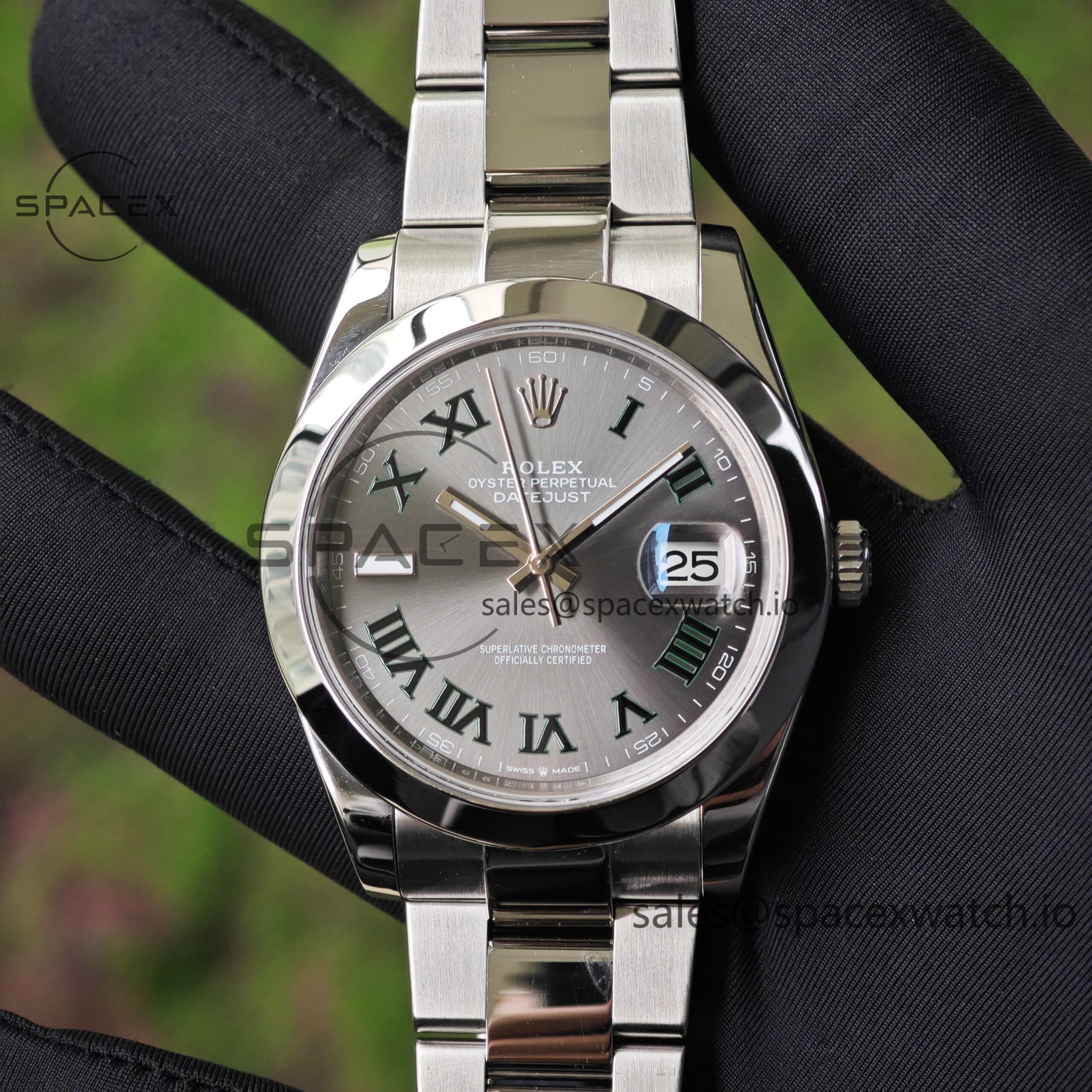 IMG_20250330_172155 41mm Rolex DateJust m126300-0013 Customized Genuine Watch Outer Ring, Dial, Mirror, Pointer, Calendar Five Piece Set Dandong 3235 Integrated Movement 904L Steel Case Strap - Image 1