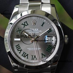 41mm Rolex DateJust m126300-0013 Customized Genuine Watch Outer Ring, Dial, Mirror, Pointer, Calendar Five Piece Set Dandong 3235 Integrated Movement 904L Steel Case Strap - Image 8