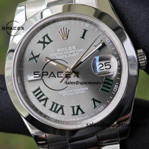 41mm Rolex DateJust m126300-0013 Customized Genuine Watch Outer Ring, Dial, Mirror, Pointer, Calendar Five Piece Set Dandong 3235 Integrated Movement 904L Steel Case Strap - Image 10