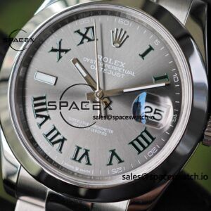 41mm Rolex DateJust m126300-0013 Customized Genuine Watch Outer Ring, Dial, Mirror, Pointer, Calendar Five Piece Set Dandong 3235 Integrated Movement 904L Steel Case Strap - Image 11