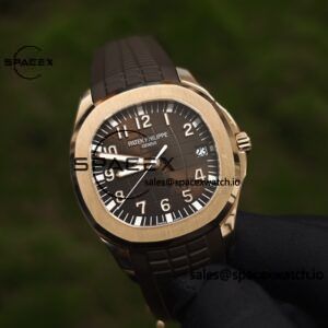 Aquanaut 5167R original data 1:1 customized 18K pure gold case clasp, best alternative dial, hands, calendar, custom ACE324 integrated movement - Image 3