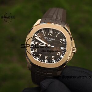 Aquanaut 5167R original data 1:1 customized 18K pure gold case clasp, best alternative dial, hands, calendar, custom ACE324 integrated movement - Image 4
