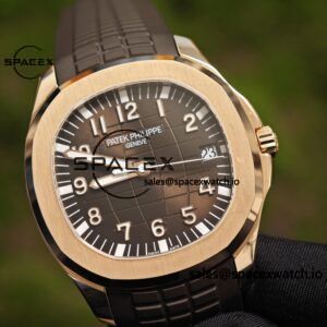 Aquanaut 5167R original data 1:1 customized 18K pure gold case clasp, best alternative dial, hands, calendar, custom ACE324 integrated movement - Image 9