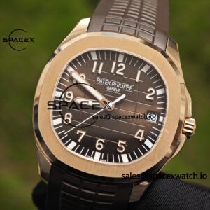 Aquanaut 5167R original data 1:1 customized 18K pure gold case clasp, best alternative dial, hands, calendar, custom ACE324 integrated movement - Image 10