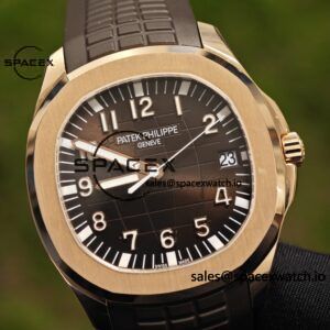 Aquanaut 5167R original data 1:1 customized 18K pure gold case clasp, best alternative dial, hands, calendar, custom ACE324 integrated movement - Image 11