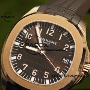 Aquanaut 5167R original data 1:1 customized 18K pure gold case clasp, best alternative dial, hands, calendar, custom ACE324 integrated movement - Image 15