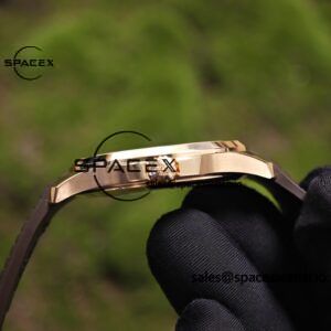 Aquanaut 5167R original data 1:1 customized 18K pure gold case clasp, best alternative dial, hands, calendar, custom ACE324 integrated movement - Image 18