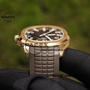 Aquanaut 5167R original data 1:1 customized 18K pure gold case clasp, best alternative dial, hands, calendar, custom ACE324 integrated movement - Image 22