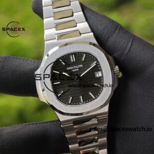 (Regular customization) Patek Philippe 5711 green dial, customized best alternative dial pointer calendar, case and strap re polished, 324 integrated movement - Image 6