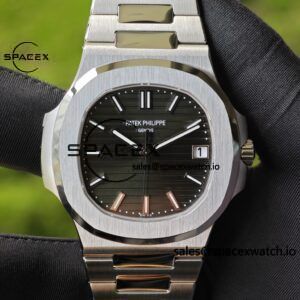 (Regular customization) Patek Philippe 5711 green dial, customized best alternative dial pointer calendar, case and strap re polished, 324 integrated movement - Image 5