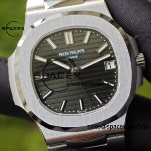 (Regular customization) Patek Philippe 5711 green dial, customized best alternative dial pointer calendar, case and strap re polished, 324 integrated movement - Image 8