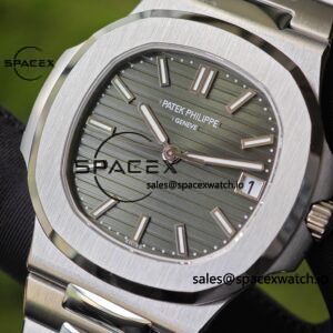 (Regular customization) Patek Philippe 5711 green dial, customized best alternative dial pointer calendar, case and strap re polished, 324 integrated movement - Image 11