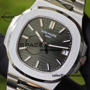 (Regular customization) Patek Philippe 5711 green dial, customized best alternative dial pointer calendar, case and strap re polished, 324 integrated movement - Image 9