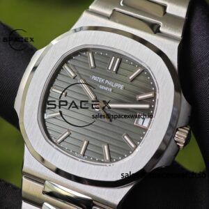 (Regular customization) Patek Philippe 5711 green dial, customized best alternative dial pointer calendar, case and strap re polished, 324 integrated movement - Image 12