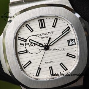 (Top Customization) Patek Philippe 5711/1A Tiffany Double Signature White Dial, Original Data 1:1 Customized Case and Strap, Customized Best Alternative Representative Plate, Pointer, Calendar, and ACE324 Integrated Movement, - Image 11