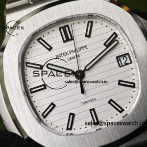 (Top Customization) Patek Philippe 5711/1A Tiffany Double Signature White Dial, Original Data 1:1 Customized Case and Strap, Customized Best Alternative Representative Plate, Pointer, Calendar, and ACE324 Integrated Movement, - Image 12