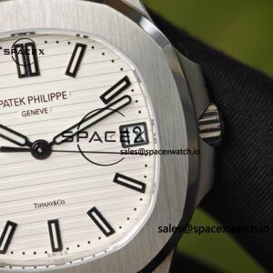 (Top Customization) Patek Philippe 5711/1A Tiffany Double Signature White Dial, Original Data 1:1 Customized Case and Strap, Customized Best Alternative Representative Plate, Pointer, Calendar, and ACE324 Integrated Movement, - Image 13