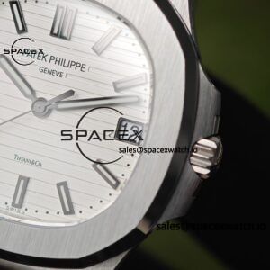 (Top Customization) Patek Philippe 5711/1A Tiffany Double Signature White Dial, Original Data 1:1 Customized Case and Strap, Customized Best Alternative Representative Plate, Pointer, Calendar, and ACE324 Integrated Movement, - Image 14