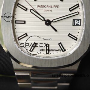 (Top Customization) Patek Philippe 5711/1A Tiffany Double Signature White Dial, Original Data 1:1 Customized Case and Strap, Customized Best Alternative Representative Plate, Pointer, Calendar, and ACE324 Integrated Movement, - Image 15