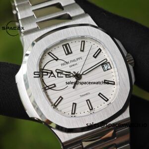 (Top Customization) Patek Philippe 5711/1A Tiffany Double Signature White Dial, Original Data 1:1 Customized Case and Strap, Customized Best Alternative Representative Plate, Pointer, Calendar, and ACE324 Integrated Movement, - Image 10