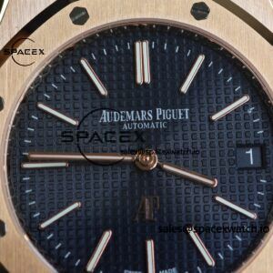 AP Royal Oak 39mm 15202 blue dial, electroplated 18K gold case (consistent color), dial hands undergo secondary finishing treatment, case undergoes secondary polishing - Image 13