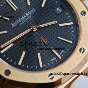 AP Royal Oak 39mm 15202 blue dial, electroplated 18K gold case (consistent color), dial hands undergo secondary finishing treatment, case undergoes secondary polishing - Image 14