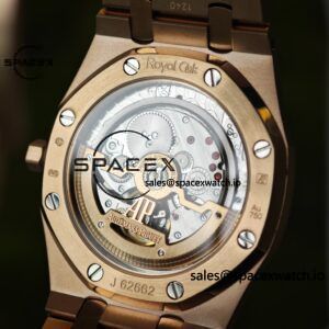 AP Royal Oak 39mm 15202 blue dial, electroplated 18K gold case (consistent color), dial hands undergo secondary finishing treatment, case undergoes secondary polishing - Image 21